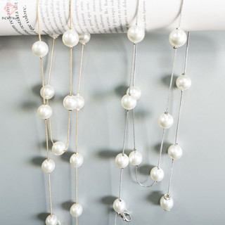 [Pcwkkef] Thắt lưng nữ ngọc trai Dây xích mỏng dành cho nữ Váy Skinny Thắt lưng trang trí Mới