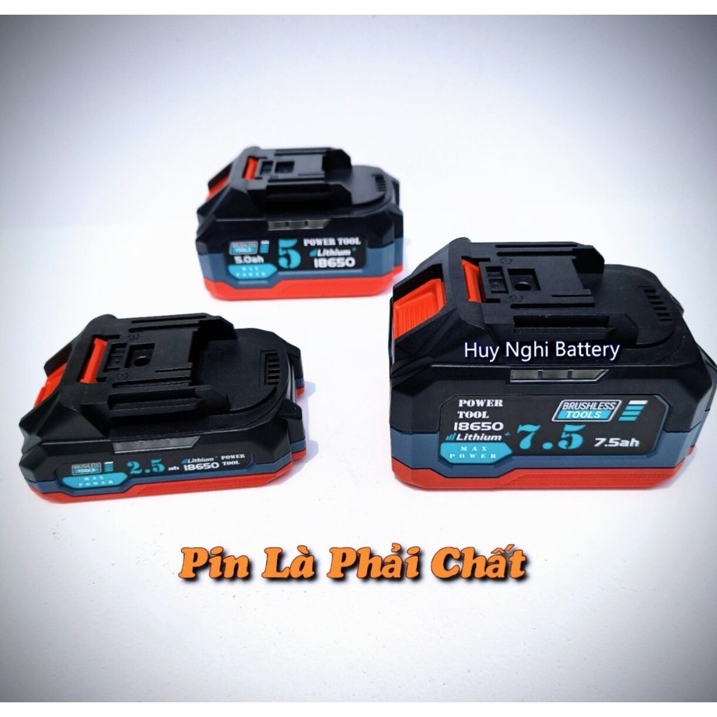  Vỏ Pin Makita Mẫu Mới 18v: 5 10 15  Cell 18650 - Chống Sốc - Led Báo Pin Bên Hông-P2  shop 