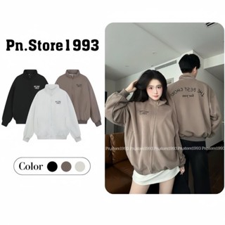 Áo Khoác Nỉ, Áo khoác Zip form Boxy PN.STORE 1993 unisex nỉ 3 màu hot trend hottrend Jacket Nam Menswear Jean