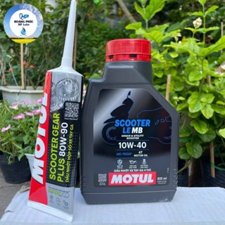Nhớt Xe Tay Ga Motul Scooter LE 4T 10W40 800ml Xanh Dương Chính Hãng Nhập Khẩu