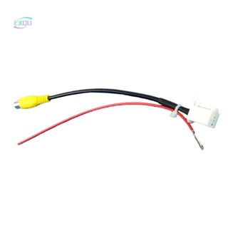 For Toyota Car Reverse Camera Input Cable Adapter Plug with RCA Connection[EXQU]