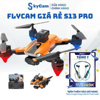 Flycam S13 pro camera HD, Flycam máy bay điều khiển từ xa mini, đèn led nhấp nháy, tránh vật cản