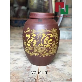 Hũ gạo tài lộc, chum sành ngâm gốm bát tràng