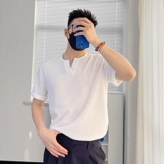 Áo thun nam ngắn tay hợp thời trang mùa hè Niche Street Wear Loose Casual