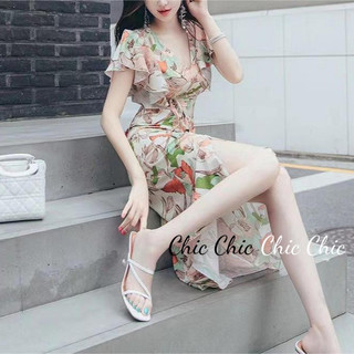 Chic váy Đầm váy nữ body đầm thời trang hàn quốc xu hướng Thể thao WLQ2440OAQ 16Z240415