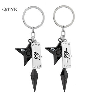 Nhà máy thời trang kunai shuriken ninja móc khóa cho xe chìa khóa túi anime móc khóa móc khóa trang sức qrhyk