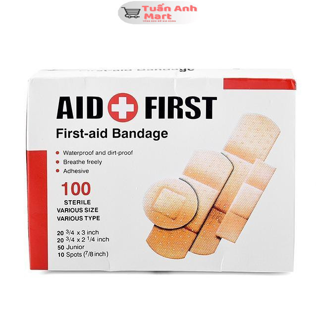 Hộp Băng Dán Cá Nhân 100 miếng