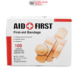 Hộp băng dán cá nhân 100 miếng