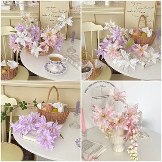Sáng Tạo Lily Nhân Tạo Hoa Ins Giả Lilies Trang Trí Nhà Để Bàn Đồ Trang Trí Ngày Lễ Tình Nhân Quà Tặng