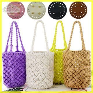 Daisy đáy tròn cho túi dệt kim da pu đế túi phụ kiện handmade đáy diy móc miếng lót dệt da đáy vn