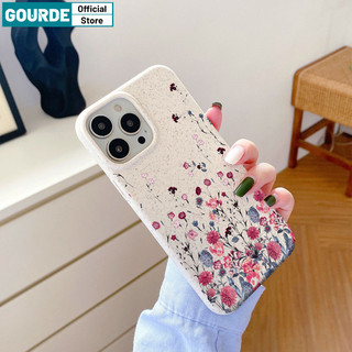 Gourde Ốp lưng Iphone hàn quốc coquette đẹp hoa Họa Tiết Ốp Điện Thoại Silicon Mềm Cao Cấp Chống Sốc Cho Iphone 15 14 12 13 11 Pro Max IP 7 8 Plus Iphon X XS XR XsMax