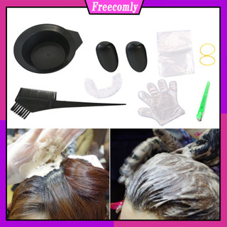 Bộ Nhuộm Tóc Nhuộm Tóc Lược Chải Tóc Salon Bát Dụng Cụ Màu Tóc Bộ Dụng Cụ Làm Tóc