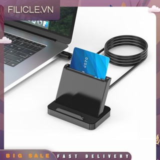 [Filicle.vn] SCR816 USB Smart ID IC SIM CAC Card Reader cho Windows 10 8 7 Max OS Linux