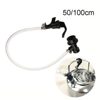 Dây bia 50 / 100cm có vòi dã ngoại và khóa bóng Home Bar Beer Keg Homebrew