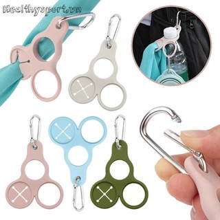 5 Chiếc Khóa Chai Nước Silicon 3 Lỗ Đa Năng Cho Hoạt Động Ngoài Trời
