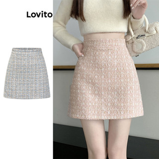 Lovito Váy chữ A hoa Ditsy thường ngày dành cho nữ L71ED093 (Nhiều màu)