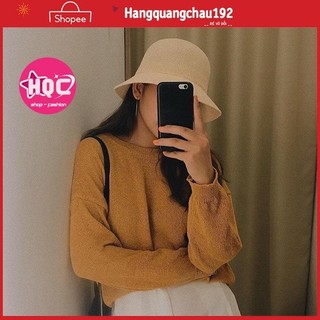 Mũ cói chữ M hot hit【H005】