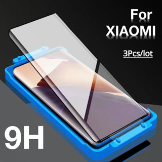 3 Bộ Phim Hydrogel Gốm Cho Xiaomi Mi 14 Ultra 14 13 12 11 10 12X 12S Pro CIVI 1 1S 2 3 4 CC9 Pro Note 13 Pro + Bảo Vệ Màn Hình Kính Chống Cháy Nổ Có Bộ Lắp Đặt