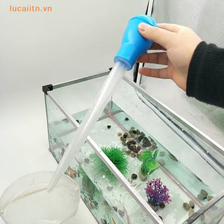 Lucaiitn 30ml Ống cung cấp dụng cụ làm sạch bể cá pipet bể cá siphon bơm nước thay đổi VN