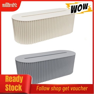 Allinit Cable Management Box Simple Appearance Outlet Cord Storage Multifunctional for Hotel