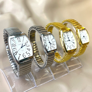 Đồng hồ có sẵn Bán chạy Phong cách mới Bề mặt kỹ thuật số lớn Nam Nữ Đồng hồ cặp đôi Đồng hồ đeo tay đàn hồi thời trang 1972