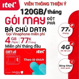 SIM DATA 4G 120Gb/tháng{ Mobifone & Vinaphone }gọi Vinaphone miễn phí