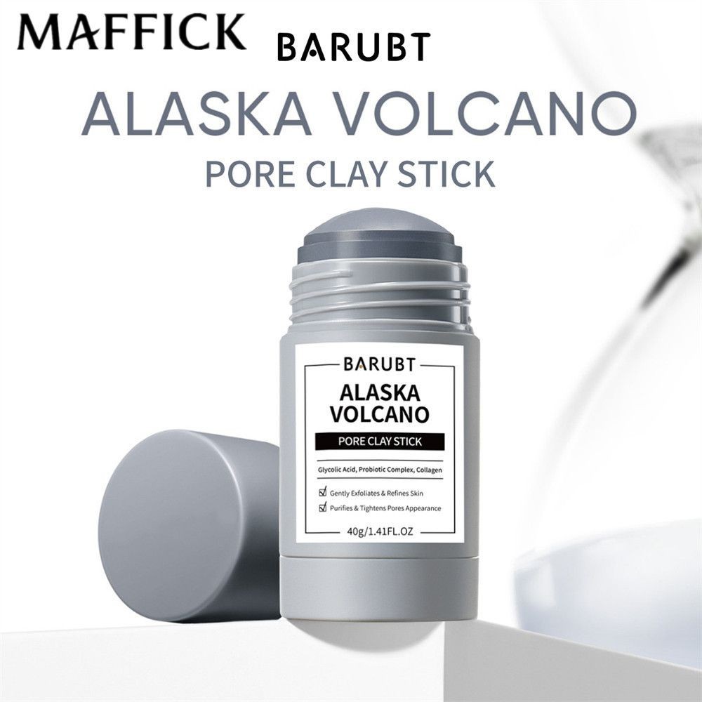 Alaska Volcano Clay Deep Pores Làm sạch thu nhỏ lỗ chân lông Mặt nạ đất sét Stick 40g Bluey