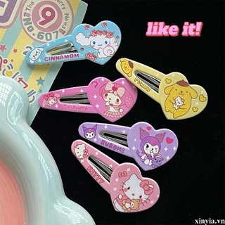 🌺Xinyia🌺 Dễ Thương Kẹp Tóc Hình Kẹo / Trái Tim / sanrio instagram Đáng Yêu Cho Bé
