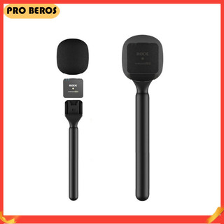 Giá đỡ mic pro beros, giá đỡ thay thế cuộc phỏng vấn bộ chuyển đổi cầm tay tương thích cho dji mic, moma, rode go, relacart