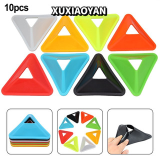 Exqu 10 chiếc Thiết bị tập luyện bóng đá tam giác đánh dấu sân tập bóng đá