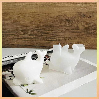 Diy Little Dolphin Khuôn Silicon Thả Keo Khuôn Thạch Cao Cá Heo Khuôn Silicon Tự Làm Trang Trí Khuôn