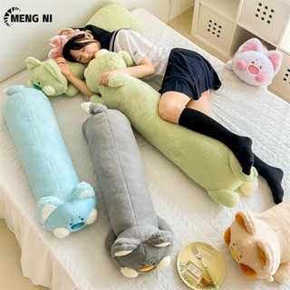 Meng NI Gối dài búp bê mèo Gối ngủ búp bê