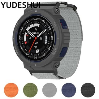 YUDESHUI Dây đeo đồng hồ, Dây đeo vòng Nylon thời trang thay thế, Vòng đeo tay dây đeo đồng hồ Nylon phát hành nhanh có thể điều chỉnh thanh lịch cho Amazfit Active Edge (A2212) cho Amazfit Active Edge (A2212)
