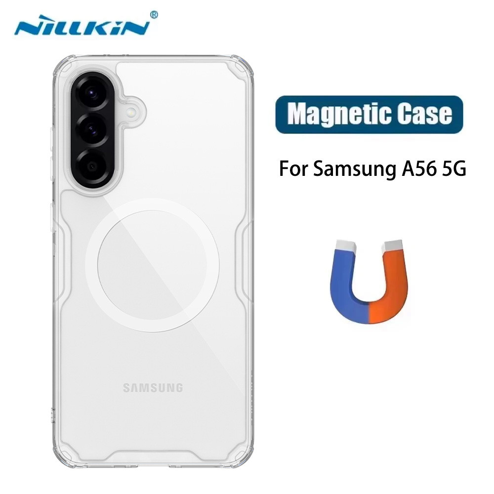 Ốp Lưng Samsung A56 Nillkin Nature Pro Trong Suốt TPU Từ Tính Dành Cho Samsung Galaxy A56 5G