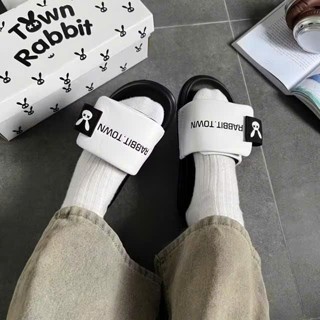  Dép Rabbit town quai ngang dán xé Zuangsuka 