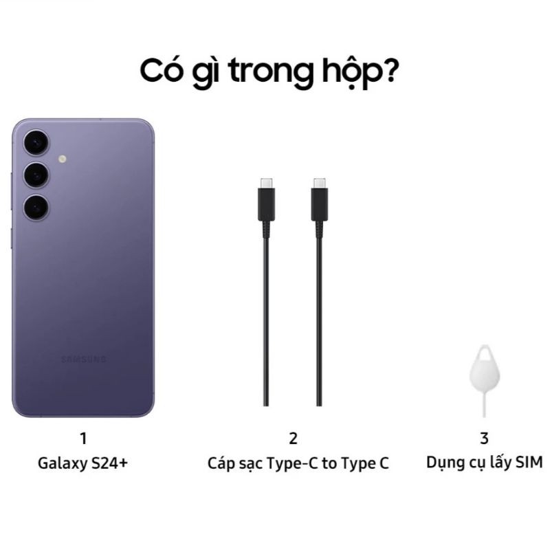 Điện Thoại Samsung Galaxy S24 Plus 5G Chính Hãng - Màn Hình Dynamic AMOLED 2X Camera 50MP | BigBuy360 - bigbuy360.vn