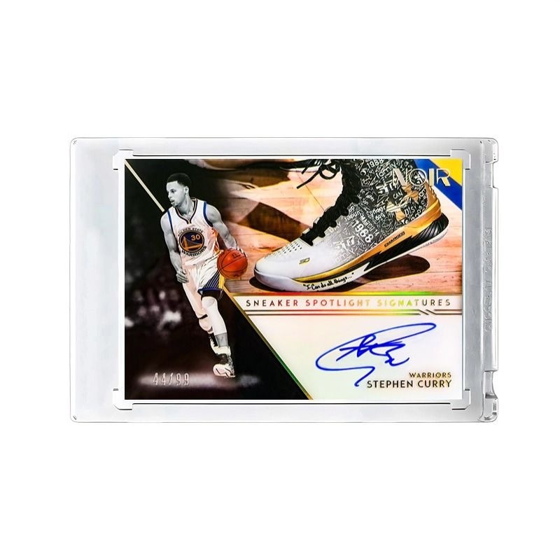 Curry Championship Good Night Signature Star Card Non-Panini toppsNBA Bóng rổ logoman Bộ sưu tập Thẻ