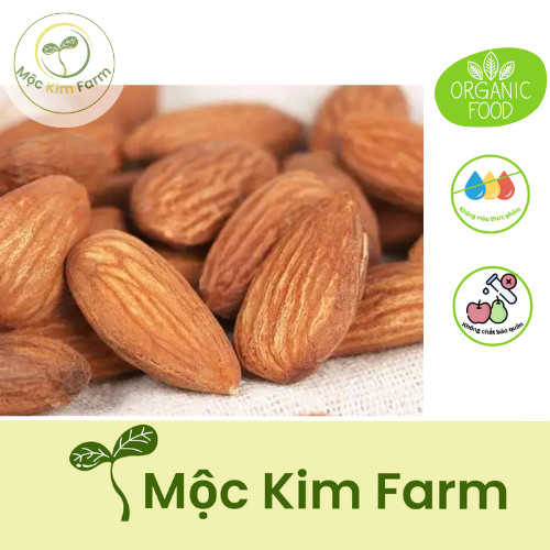 Hạnh Nhân Sấy Chín Nguyên Vị - Tách Vỏ - Ăn Liền - Túi 500gr