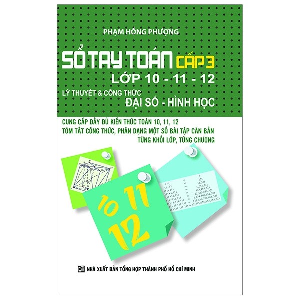 Sách Sổ Tay Toán Cấp 3 