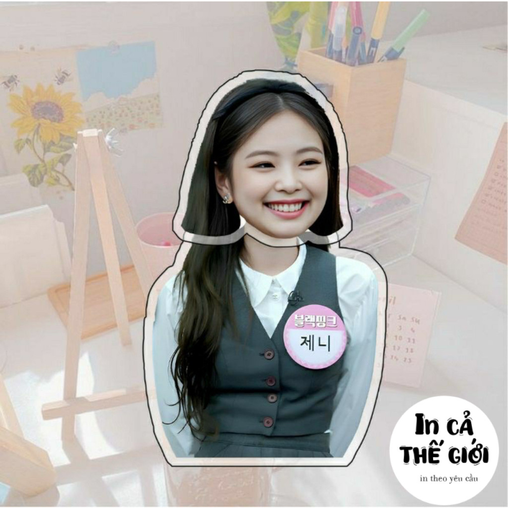 STANDEE  BLACKPINK LẮC ĐẦU - Mô hình standee lắc đầu nhóm nhạc BlackPink  - Trí Decor