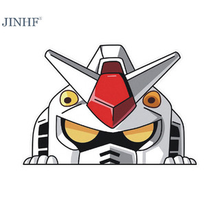 Jinhf ngộ nghĩnh gundam rx-78 nhìn trộm anime xe dán vinyl pvc decal hot