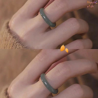 Nhẫn Mã Não Trắng Đỏ Xanh Đen Chalcedony Nhẫn Tròn Phụ Kiện Trang Sức Mặt Dây Chuyền Mới