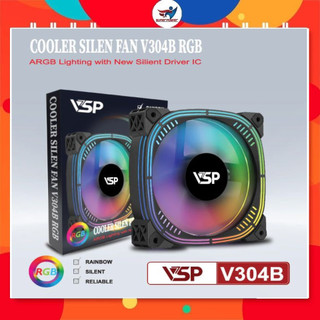 Fan case VSP V304B LED RGB (Fan 12Cm, Tự chuyển LED RGB)