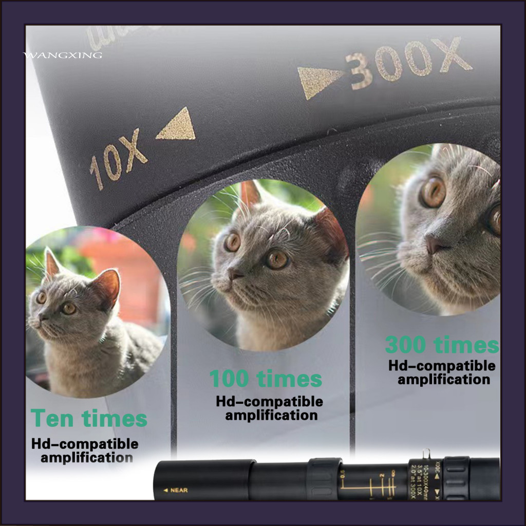 [Wx] Kính thiên văn di động 10-300X40 Kính thiên văn trong suốt cao chống bụi Kính thiên văn bỏ túi cầm tay nhỏ gọn Phụ kiện ngoài trời | BigBuy360 - bigbuy360.vn