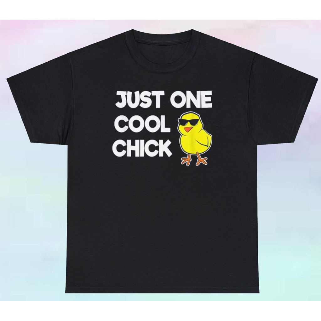 Just One Cool Chick Funny Animals Graphic Men 'S Tee