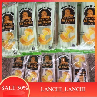 Bánh mỳ tươi Bà Tuyết vị Cốm và Socola
