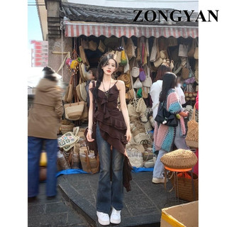 ZONGYAN váy Đầm váy nữ body đầm Phong cách Thời trang Thể thao hàn quốc WLQ2440OXE 16Z240419