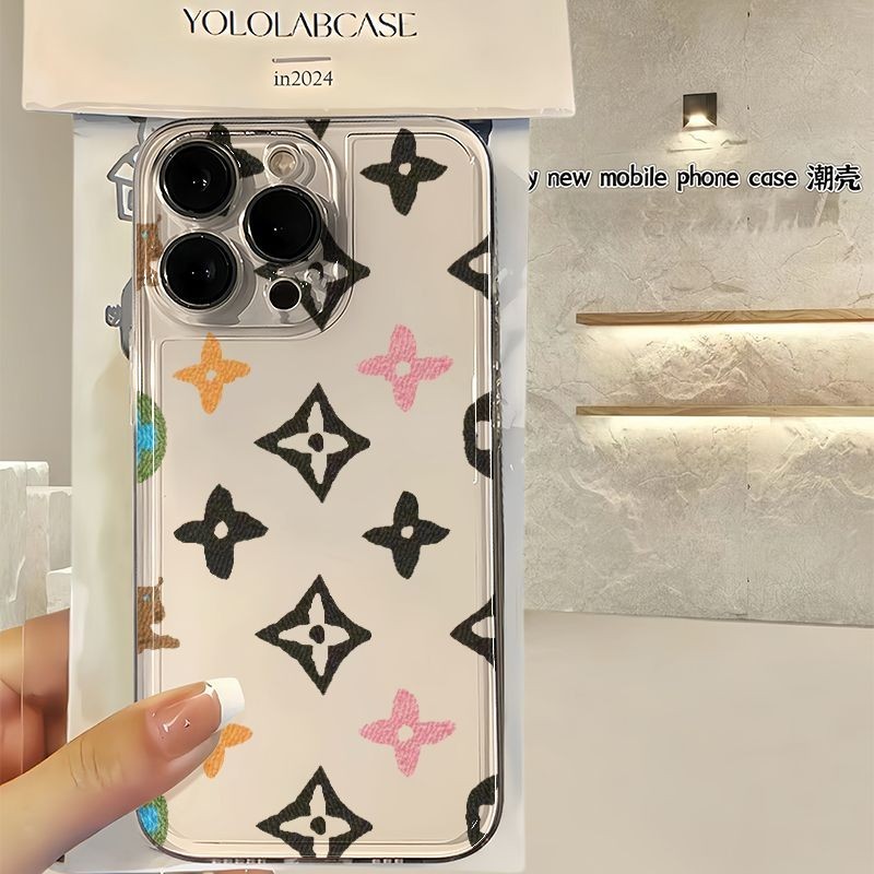 Thích hợp cho iPhone IP15 PRO MAX Kawaii IP7 IPXS Vỏ hợp thời trang màu sắc IPXS MAX IP11 Phong cách