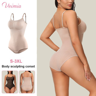 VEIMIA Bộ đồ liền thân định hình cơ thể gợi cảm dành cho nữ có áo ngực quây