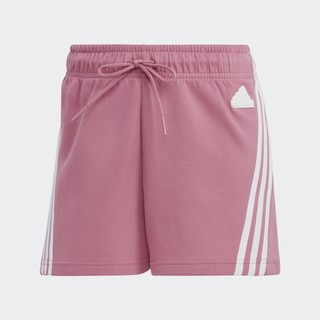 Adidas phong cách sống quần short 3 sọc future icons nữ hồng ic0522